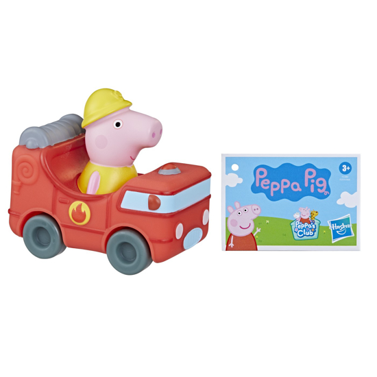 Poza cu PEPPA PIG MASINUTA BUGGY SI FIGURINA PURCELUSUL POMPIER