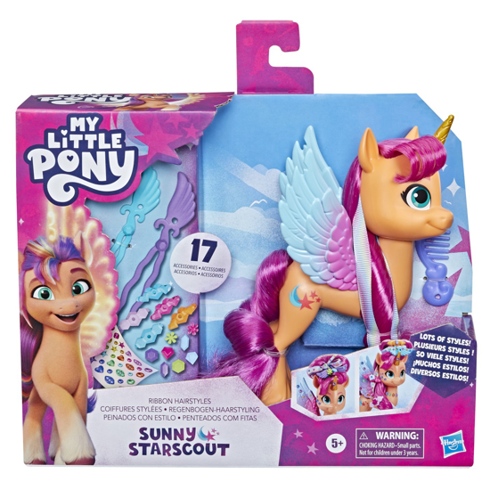 Poza cu MY LITTLE PONY RIBBON HAIRSTYLES FIGURINA SUNNY STARSCOUT