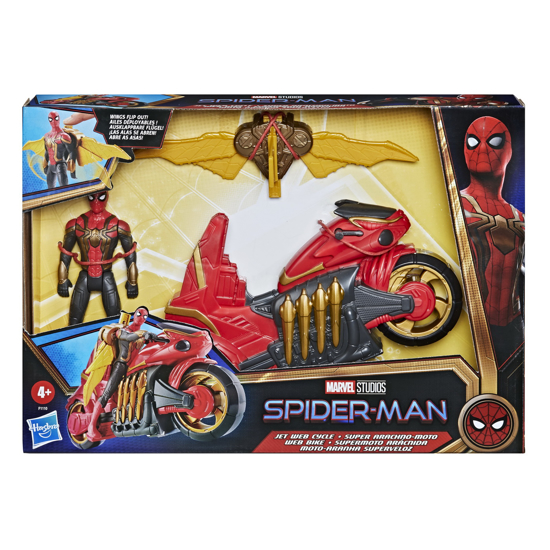 Poza cu SPIDER MAN FIGURINA SPIDERMAN 15 CM SI VEHICUL