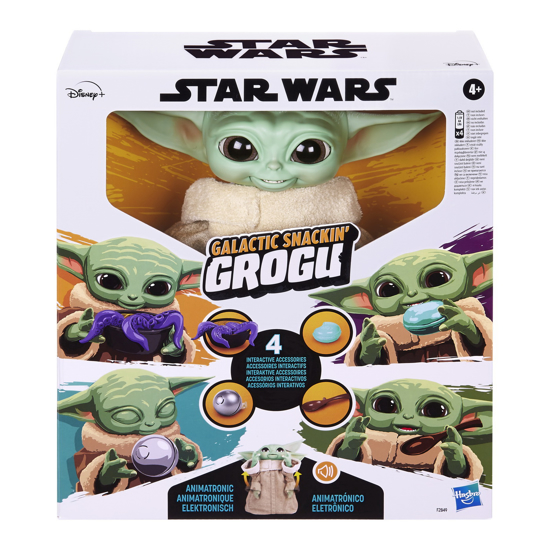 Poza cu STAR WARS FIGURINA ANIMATRONICA GUSTAREA GALACTICA GROGU BABY YODA MANDALORIANUL
