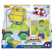 Poza cu SPIDEY PRIETENII EXTRAORDINARI SET MASINUTA SI FIGURINA SI ACCESORIU HULK