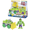 Poza cu SPIDEY PRIETENII EXTRAORDINARI SET MASINUTA SI FIGURINA SI ACCESORIU HULK