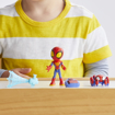 Poza cu SPIDEY PRIETENII EXTRAORDINARI SET FIGURINA SPIDEY 10CM SI ACCESORII