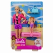 Poza cu PAPUSA BARBIE BLONDA CARIERA IN SPORT ANTRENOARE DE GIMNASTICA