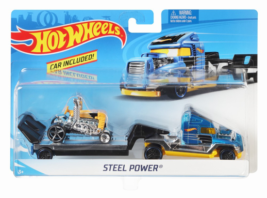 Poza cu SET CAMION SI MASINA SPORT HOT WHEELS STEEL POWER