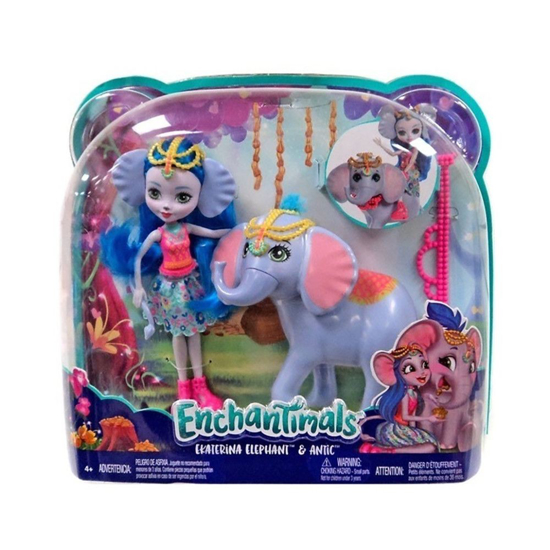 Poza cu ENCHANTIMALS SET PAPUSA CU ANIMALUT ELEFANTUL EKATERINA