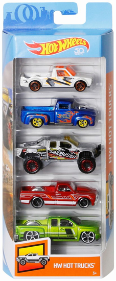 Poza cu SET 5 MASINI HOT WHEELS HOT TRUCKS