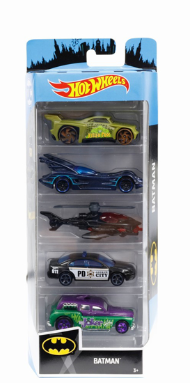 Poza cu SET 5 MASINI HOT WHEELS BATMAN