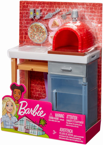Poza cu BARBIE SET MOBILIER EXTERIOR CUPTOR PIZZA
