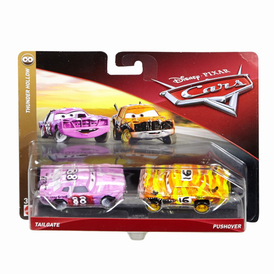 Poza cu CARS 3 PERSONAJ DIE CAST PACHET 2 MASINI TAILGATE SI PUSHOVER