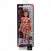 Poza cu PAPUSA BARBIE FASHIONISTA CU ROCHITA CU IMPRIMEURI