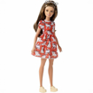 Poza cu PAPUSA BARBIE FASHIONISTA CU ROCHITA CU IMPRIMEURI