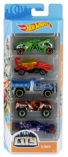 Poza cu SET 5 MASINI HOT WHEELS CITY