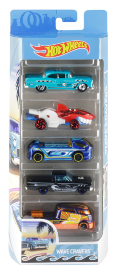 Poza cu SET 5 MASINI HOT WHEELS WAVE CRAVERS