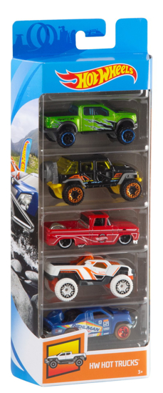 Poza cu SET 5 MASINI HOT WHEELS HOT TRUCKS