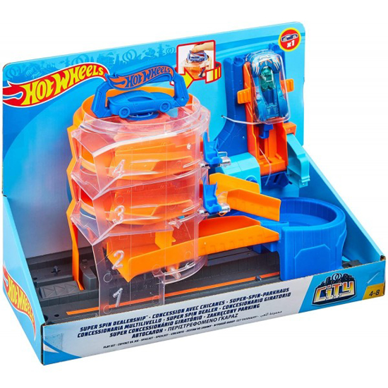 Poza cu HOT WHEELS CITY DELUX CURSA EXTREMA SUPERSPIN