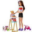 Poza cu PAPUSA BARBIE MAMICA CU COPILAS SI TRICICLETA