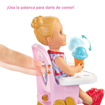 Poza cu PAPUSA BARBIE MAMICA CU COPILAS SI TRICICLETA