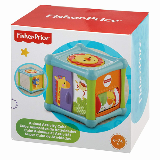 Poza cu FISHER PRICE CUB CU ACTIVITATI ANIMALUTE