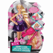 Poza cu BARBIE FASHIONISTA CU ACCESORII DE MACHIAJ