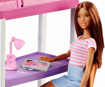 Poza cu BARBIE SET DORMITOR CU PAPUSA PAR SATEN