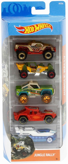 Poza cu SET 5 MASINUTE HOT WHEELS JUNGLE RALLY