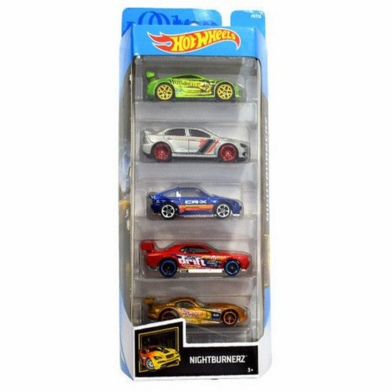 Poza cu SET 5 MASINUTE HOT WHEELS NIGHTBURNERZ