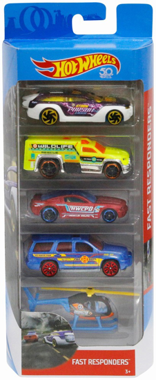 Poza cu SET 5 MASINUTE HOT WHEELS FAST RESPONDERS