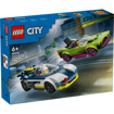 Poza cu LEGO® City - Urmarire cu masina de politie si masina puternica 60415, 213 piese
