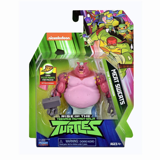 Poza cu TESTOASELE NINJA FIGURINA MEAT SWEATS CU ACCESORII