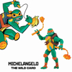 Poza cu TESTOASELE NINJA FIGURINA MICHELANGELO CU ACCESORII