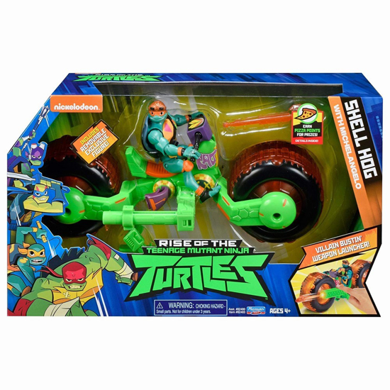 Poza cu TESTOASELE NINJA VEHICUL CU FIGURINA MICHELANGELO