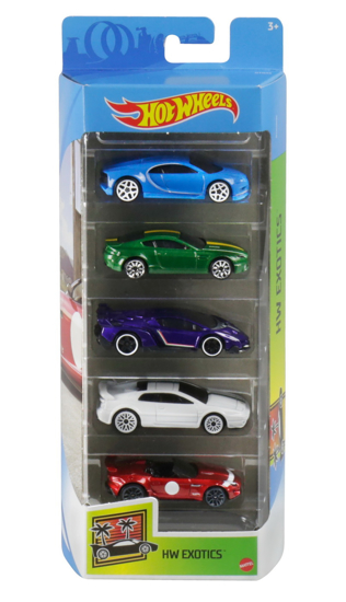 Poza cu SET 5 MASINI HOT WHEELS DESIGN EXOTICS