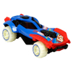 Poza cu SET 5 MASINI HOT WHEELS CU ROTI FLUORESCENTE