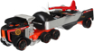 Poza cu SET CAMION SI MASINA SPORT HOT WHEELS SKY SHOW RIG